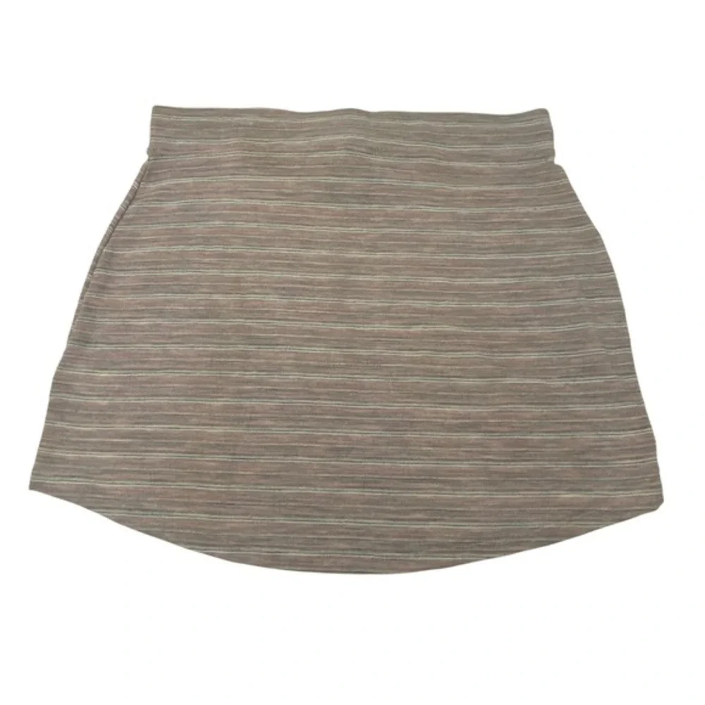 Smartwool Horizon Line Skirt Mineral Pink Striped Merino‎ Wool XL New With Tag